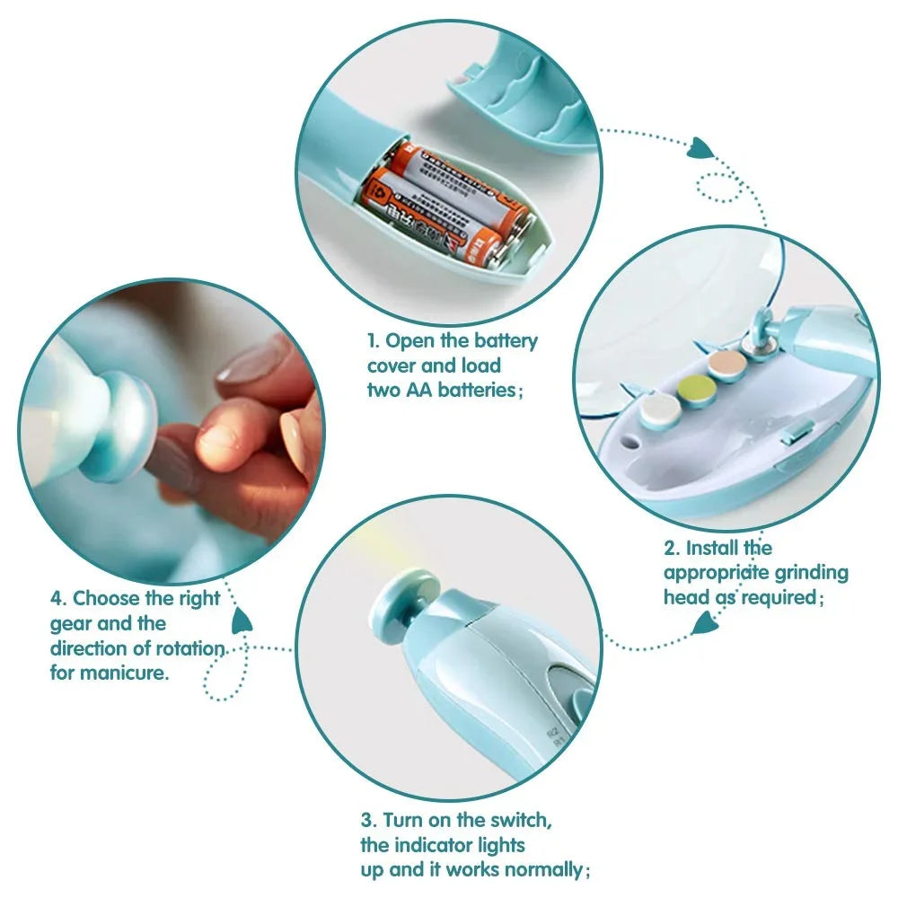 مقص أظافر كهربائي للأطفال