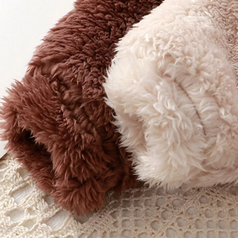 بيجاما شتوية كرتونية للأطفال على شكل دب