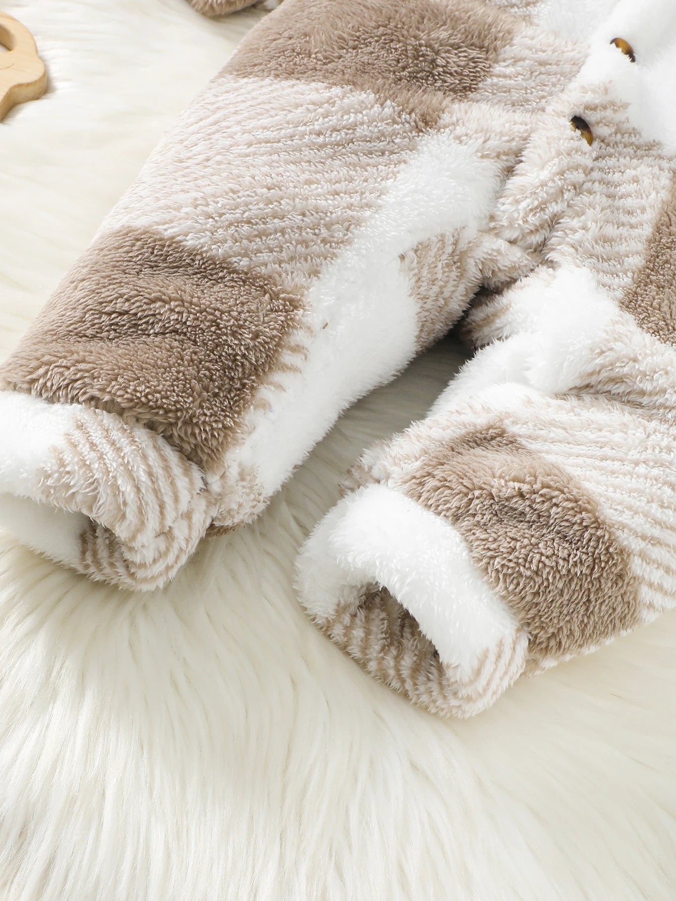 رومبير شتوي قطيفة منقوش للأطفال