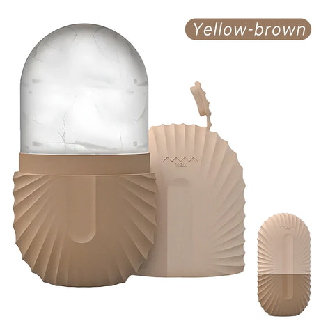 قالب مكعبات ثلج للوجه من السيليكون أداة تدليك البشرة والعناية بها