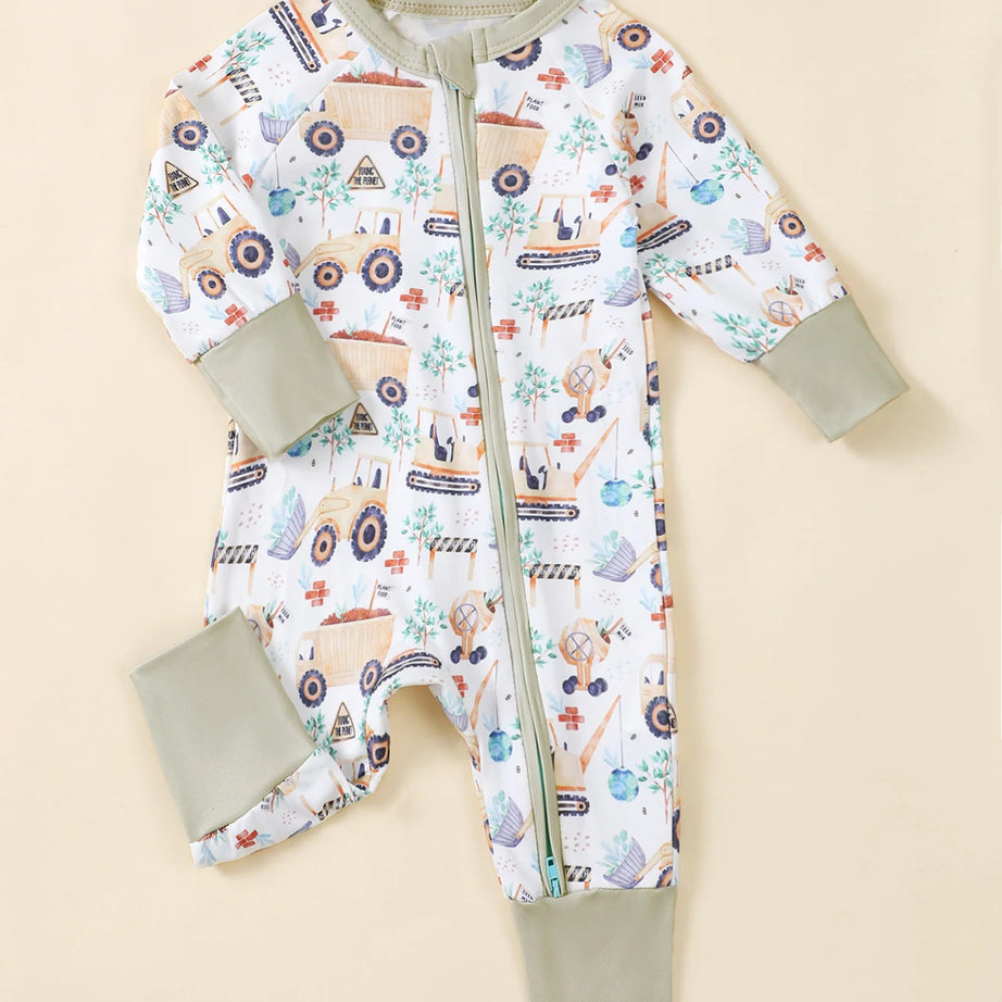 رومبير شتوي للأطفال بطبعة دب