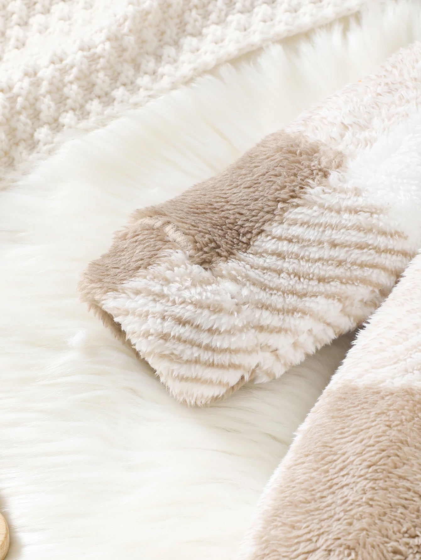 رومبير شتوي قطيفة منقوش للأطفال