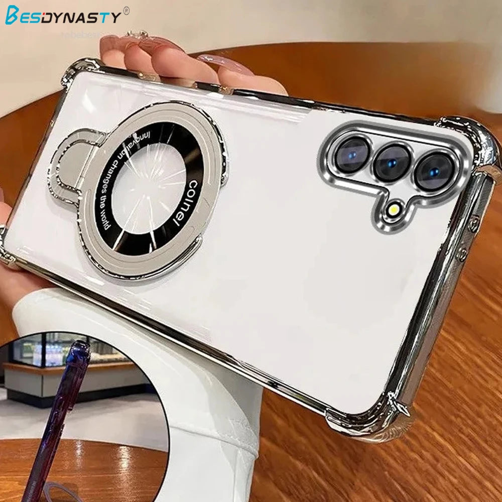 جراب مغناطيسي مقاوم للصدمات لهاتف سامسونج جالاكسي