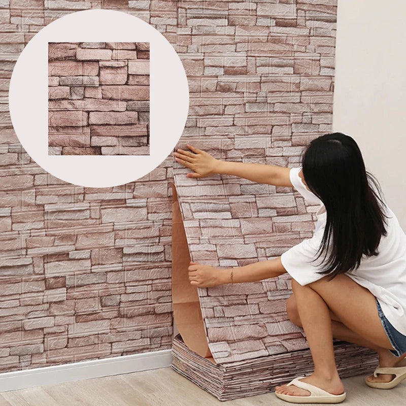 ورق حائط المقاوم للماء ديكور للمطبخ وغرفة النوم وذاتي اللصق